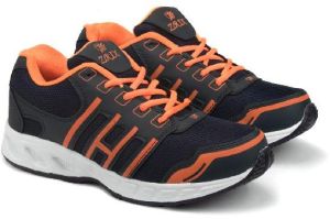 ZX-3 Mens Navy Blue & Orange Shoes