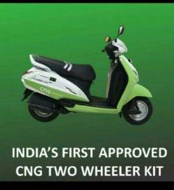 Approved CNG kit for 2 Wheeler