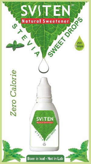 Sviten Stevia Natural sweetener liquid