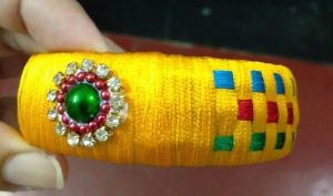 Silk Thread Multicolor Kada