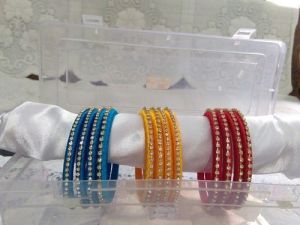 Silk Thread Stone Bangles