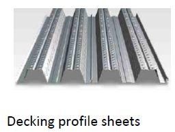 Decking profile sheets