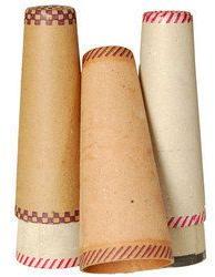 PRINTED TEXTILE PAPER CONES