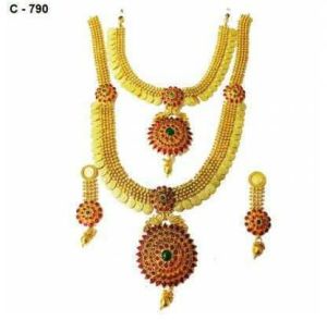 Gold Plated Artificial Necklace Set