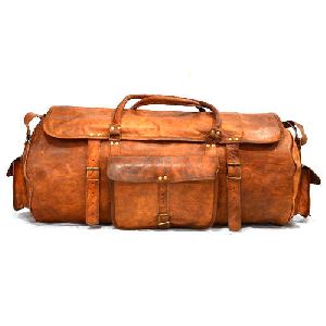Leather Travel Duffel Bags