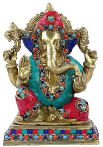 Brass Ganesha Statue