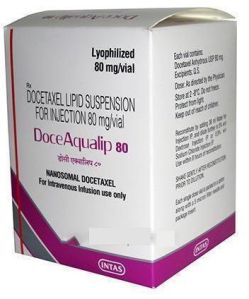 80 mg Doceaqualip Docetaxel Injection