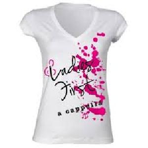 Ladies V Neck T-Shirts