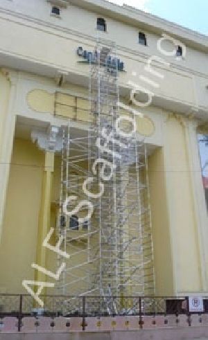 Aluminum Scaffolding With Additional Support