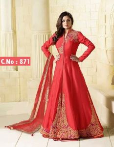 designer wedding wear anarkali suit