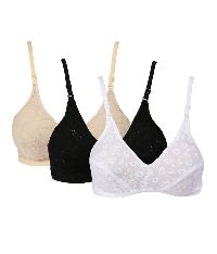 Johnson Multicolour Non Padded Bra