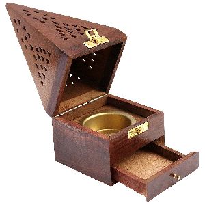 Wooden Incense Box Fragrance Stand