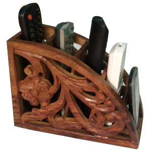 Wooden Remote Control Stand