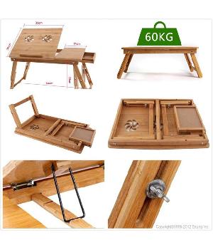 Wooden portable laptop study table
