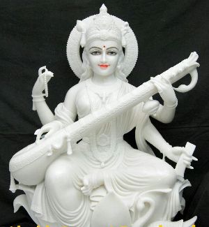 marble saraswati statues