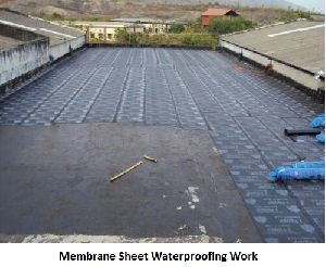 Membrane Sheet waterproofing work
