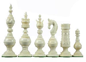 Camel Bone Series Tower Chess Pieces