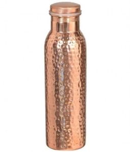 Copper Hammered Bottle