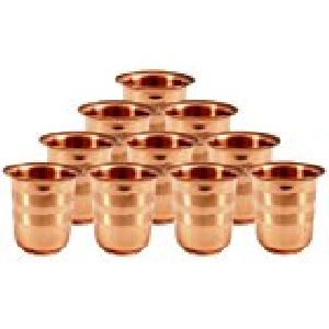 Copper Juicy Silver Touch Glass