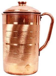 Copper Silver Touch Jug