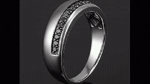 Silver Gents CZ Rings