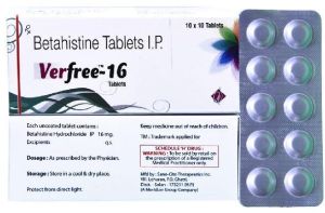 Betahistine 16mg