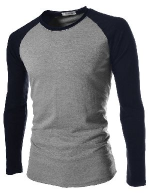 Double Color Round Neck T-Shirts