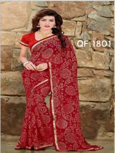 Bandhej Georgette Saree