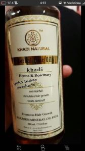 khadi herbal hair oil