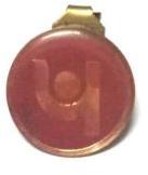 Brass Pink Round Locket