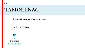 425 mg Aceclofenac Paracetamol Tablets