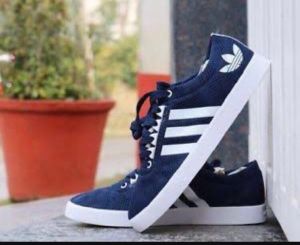 Mens Adidas Neo Blue Shoes