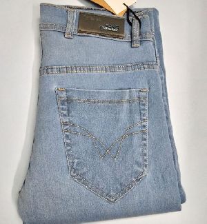 Mens Denim Ice Blue Jeans