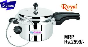 5 Liter Royal Stainless Steel Pressure Cooker