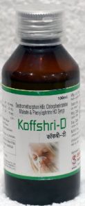 Dextromethorphan cough syrup