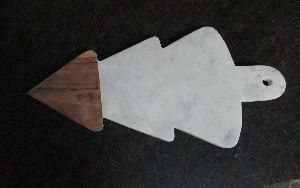 Marble Tree Shaped Cheese Boards