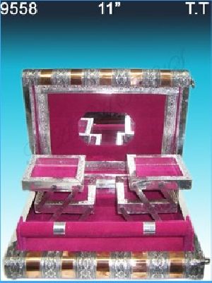 Emboss Book Shape Jewelry Box - 9558