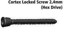 Cortex Locked Screws