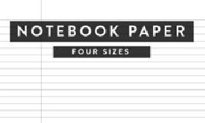 Notebook Paper