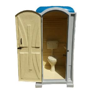 Single Cabinet White FRP Toilet