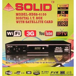 SOLID HDS2-6150 DVB-S2 MPEG-4 FullHD Set-Top Box with IPTV