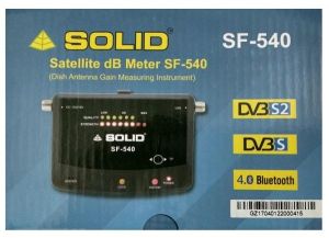 SOLID SF-540 Satellite dB Meter with Bluetooth Interface