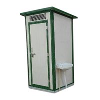 Single Seated Sandwitch PUF Toilet Cabin