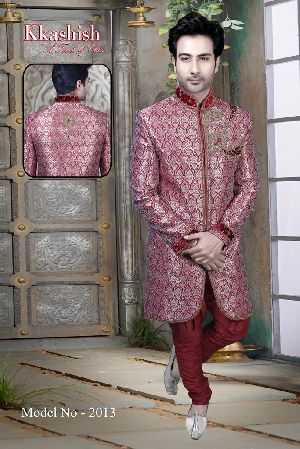 2013 MENS DESIGNER INDO WESTERN SHERWANI