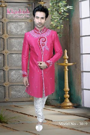 3019 MENS STYLISH INDO WESTERN SHERWANI