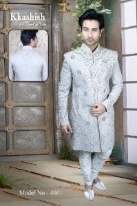 GROOM WEDDING SHERWANI MODEL NO 4001