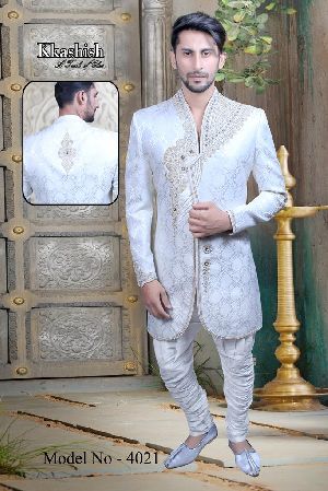 GROOM WEDDING SHERWANI MODEL NO 4021