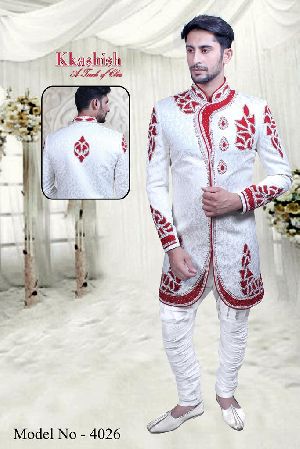 GROOM WEDDING SHERWANI MODEL NO 4026