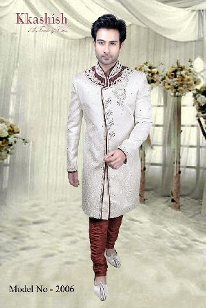 MEN'S DESIGNER INDO WESTERN SHERWANI MODEL NO.2006