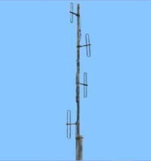 Omni Stacked Folded Dipole Antenna